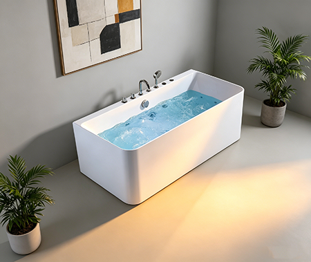 Deep soaking massage bathtub HS6021