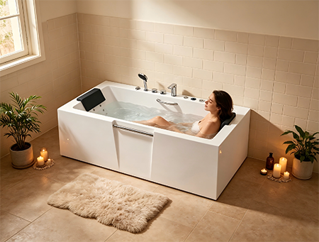 Indoor spa bathtub HS6117