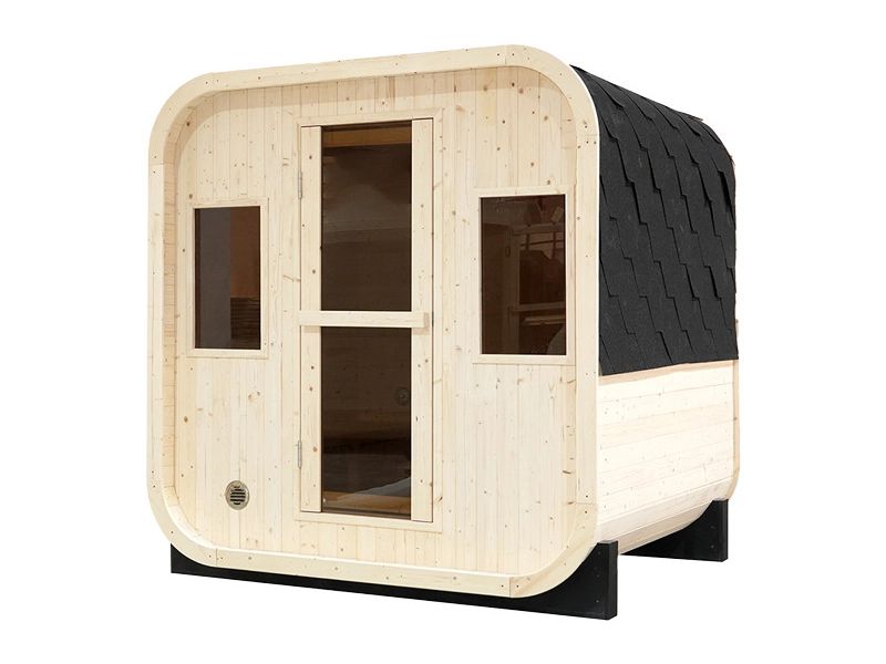 Coastal Light-Timber Cube Sauna H-LA1