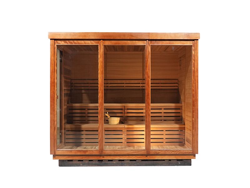 Modern Flat Roof Outdoor Sauna H-HS604