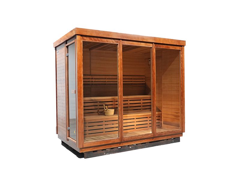 Modern Flat Roof Outdoor Sauna H-HS604