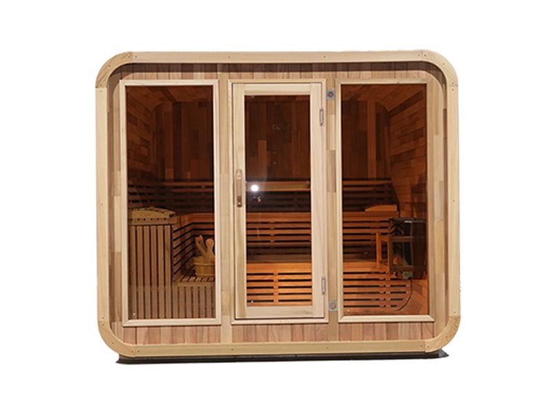 Curved Outdoor Sauna H-R2018P