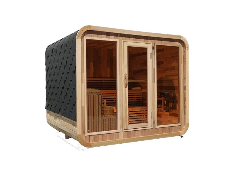 Curved Outdoor Sauna H-R2018P